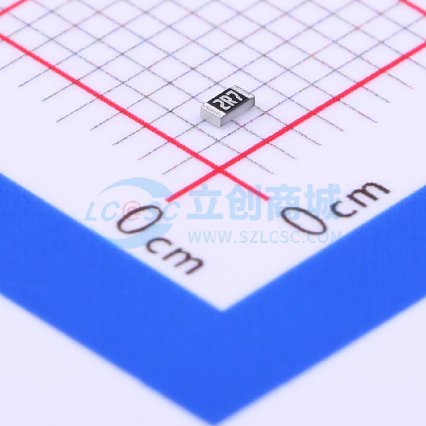 点击查看大图 AC0603JR-072R7L实物图