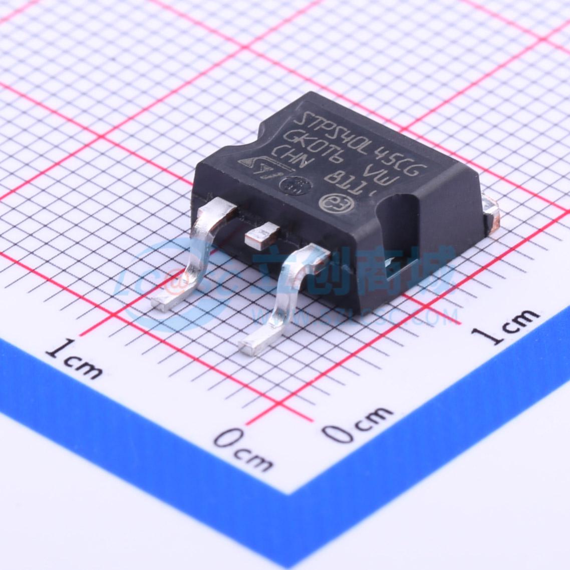点击查看大图 STPS40L45CG-TR实物图