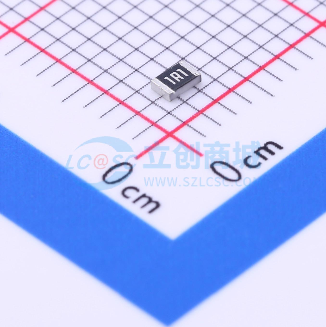 点击查看大图 RC0805JR-071R1L实物图