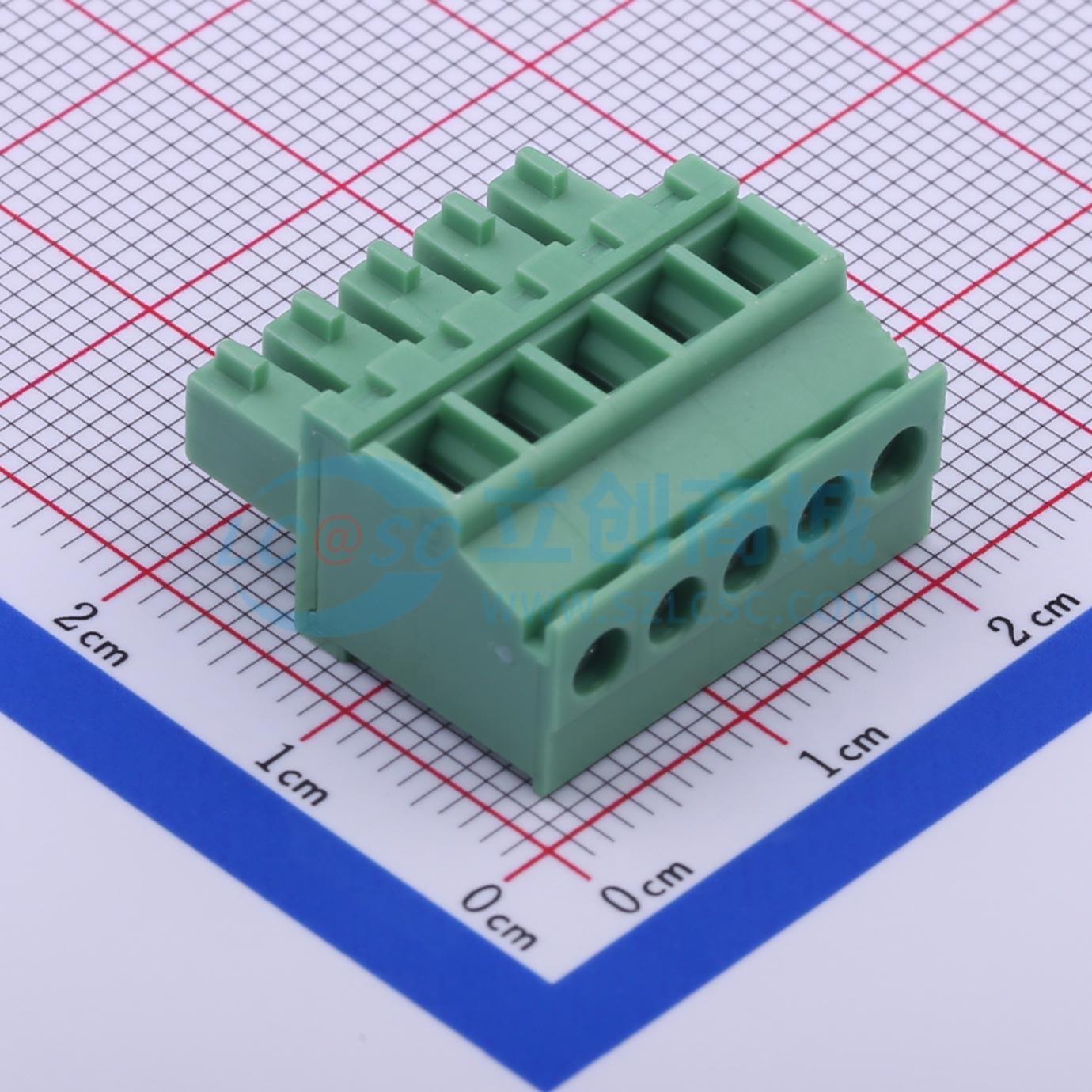 点击查看大图 DB2EKA-3.81-5P-GN-S实物图