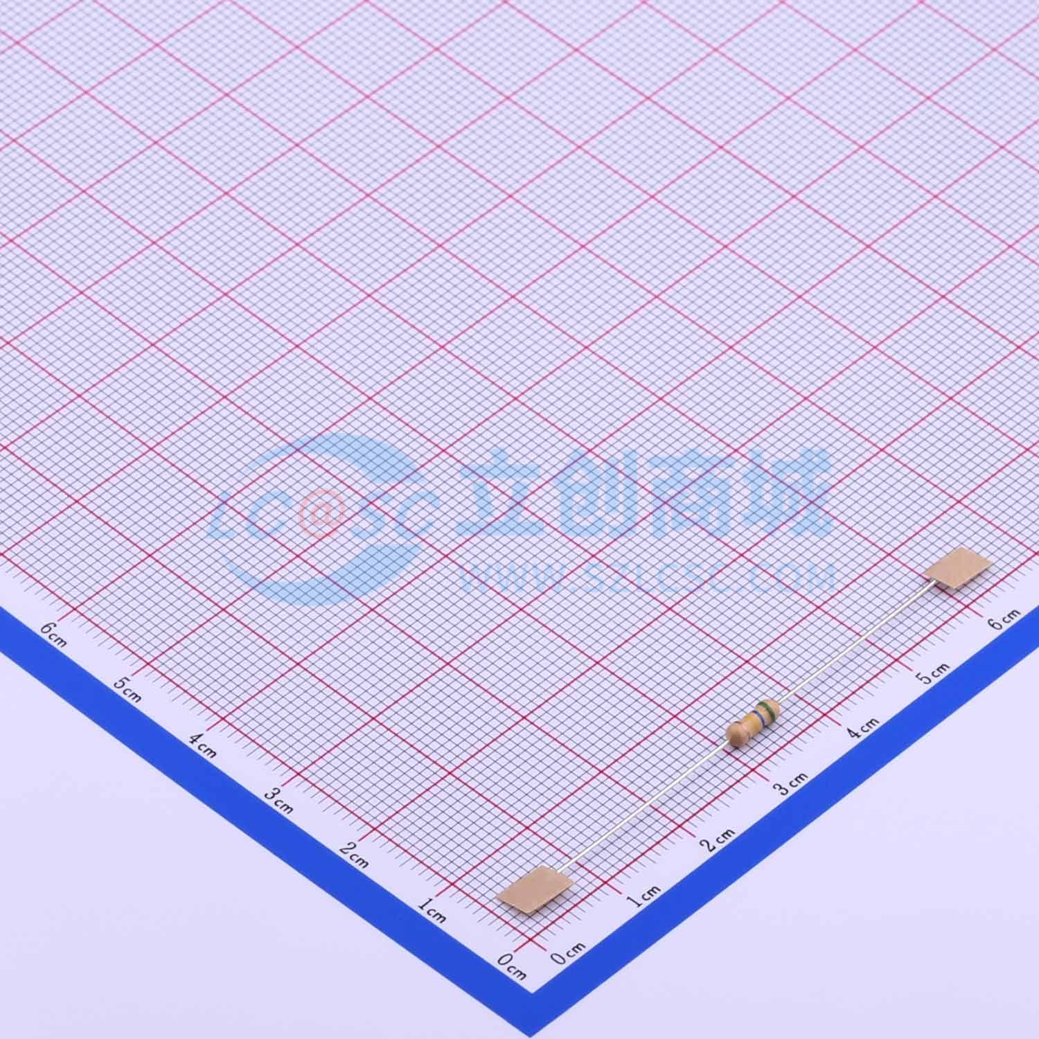 点击查看大图 RD 1/4W 560K J T/B A1实物图