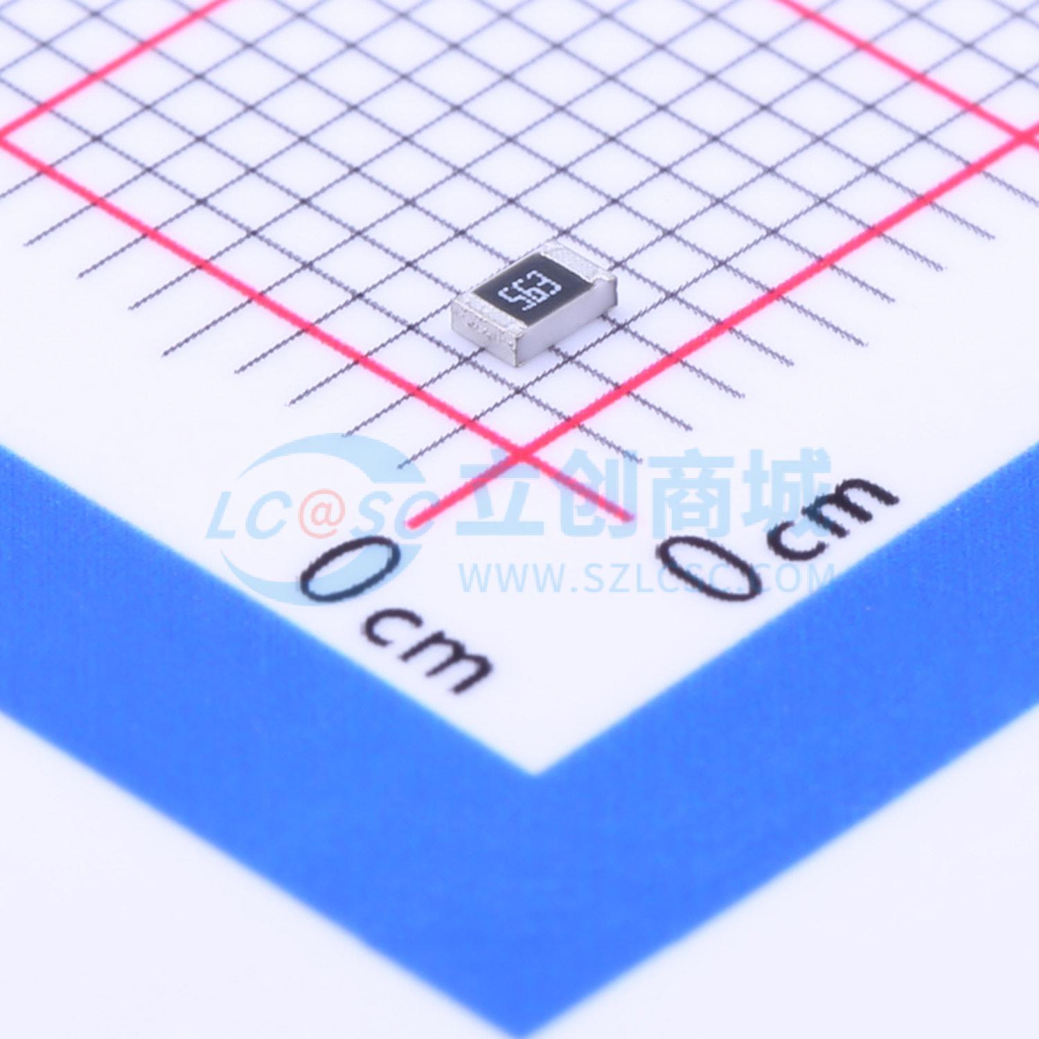 点击查看大图 CR0805J56K0P05Z实物图