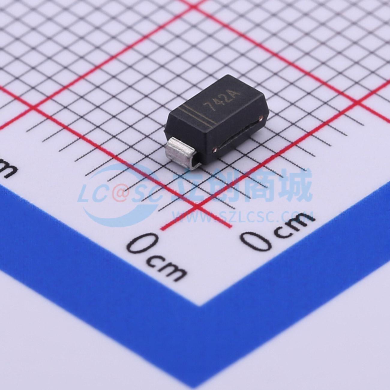 点击查看大图 1SMA4742AG实物图
