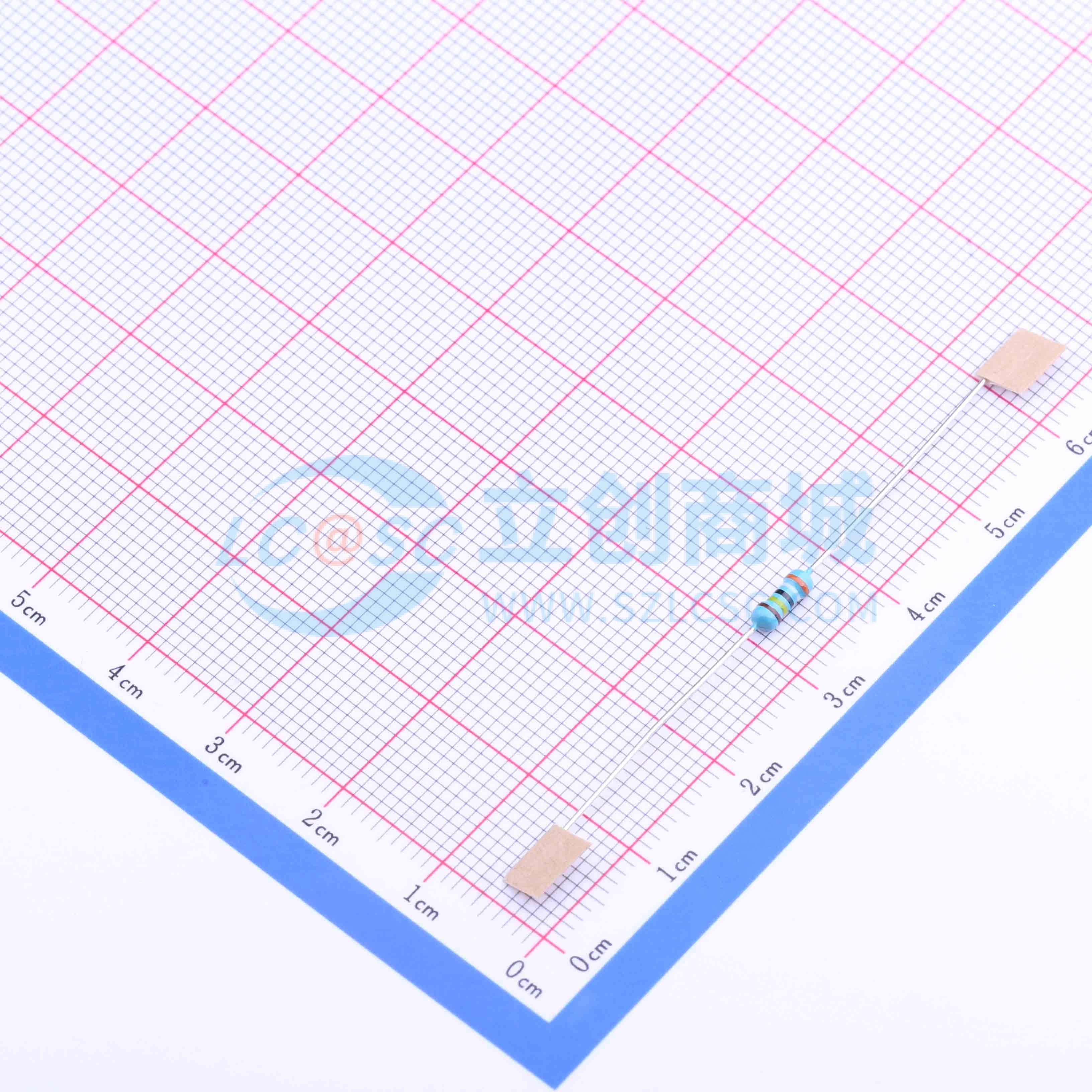 MF1/4W-3.9MΩ±1% T实物图