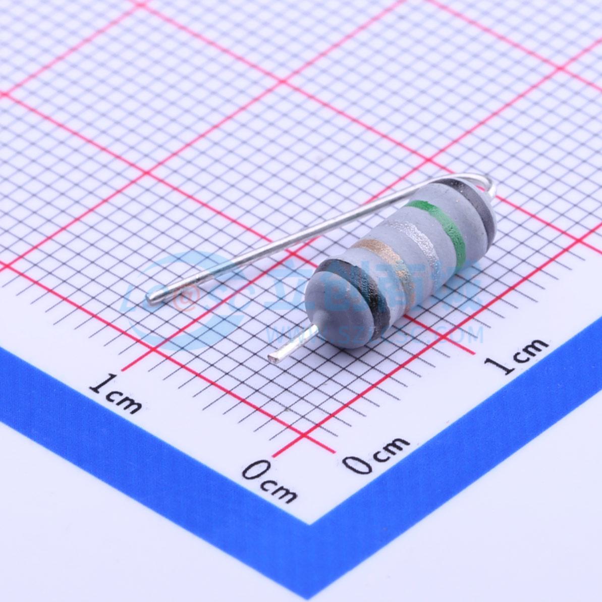 点击查看大图 KNP2WS-0.05Ω±5% F型实物图
