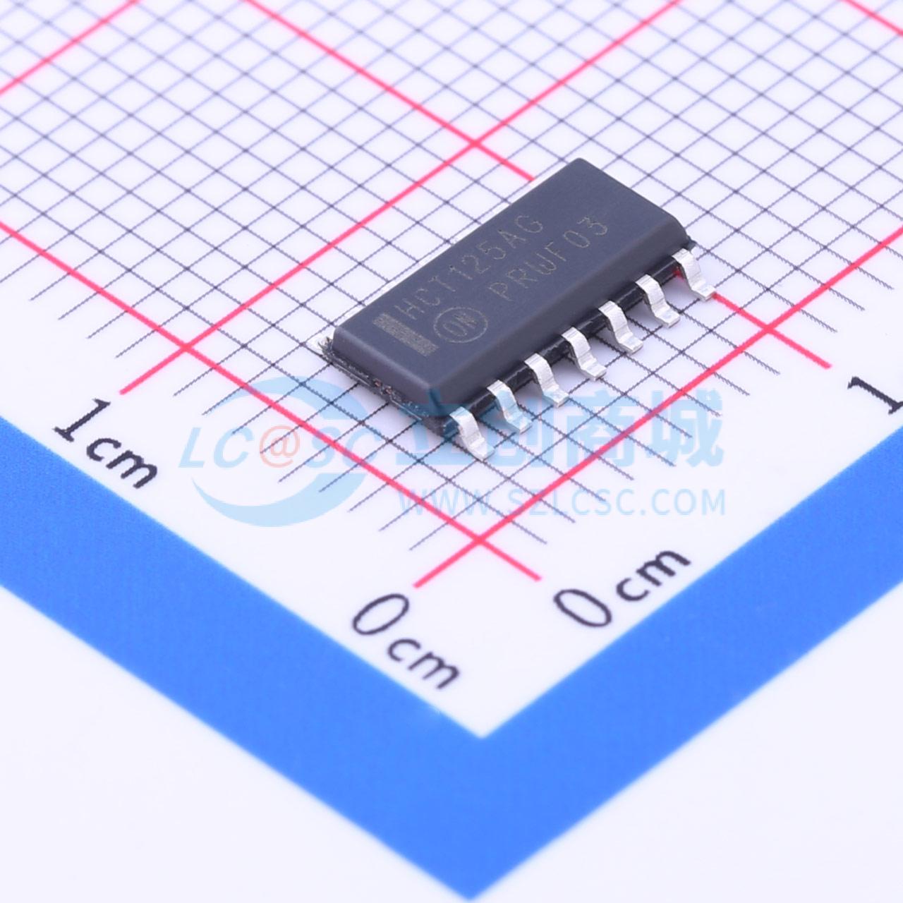 点击查看大图 MC74HCT125ADR2G实物图