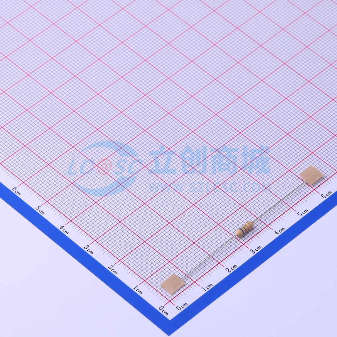 点击查看大图 RD 1/4W 6R8 J T/B A1实物图