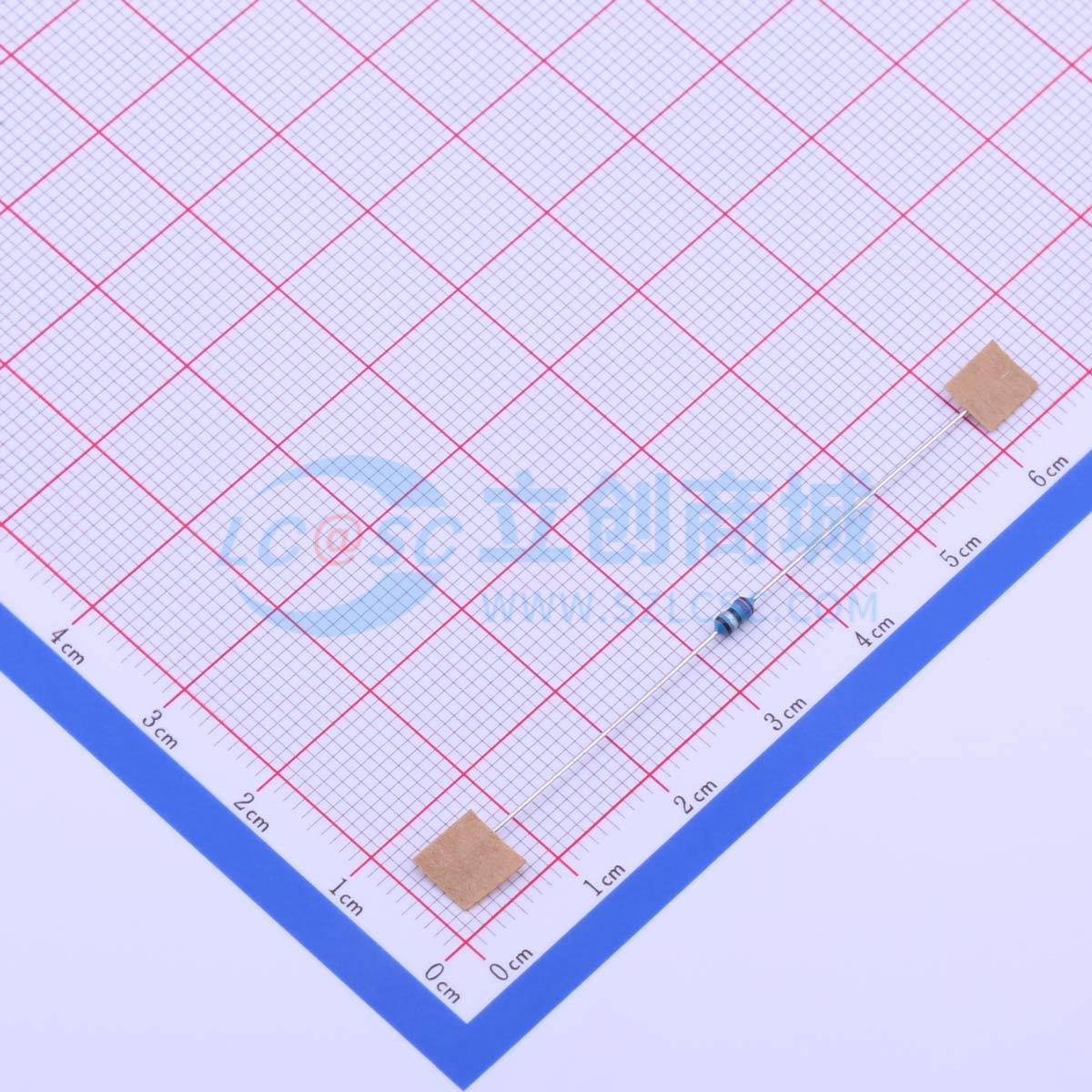 点击查看大图 MF1/8W ±2% 2Ω7 OTB5实物图