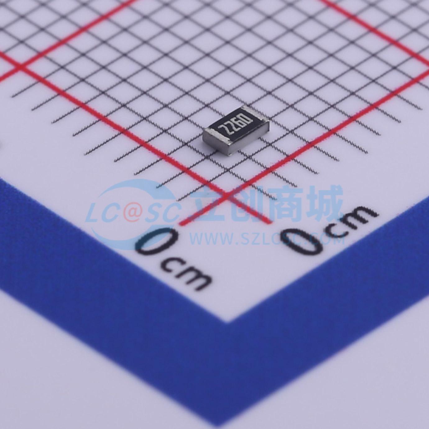 点击查看大图 RC0805FR-07226RL实物图