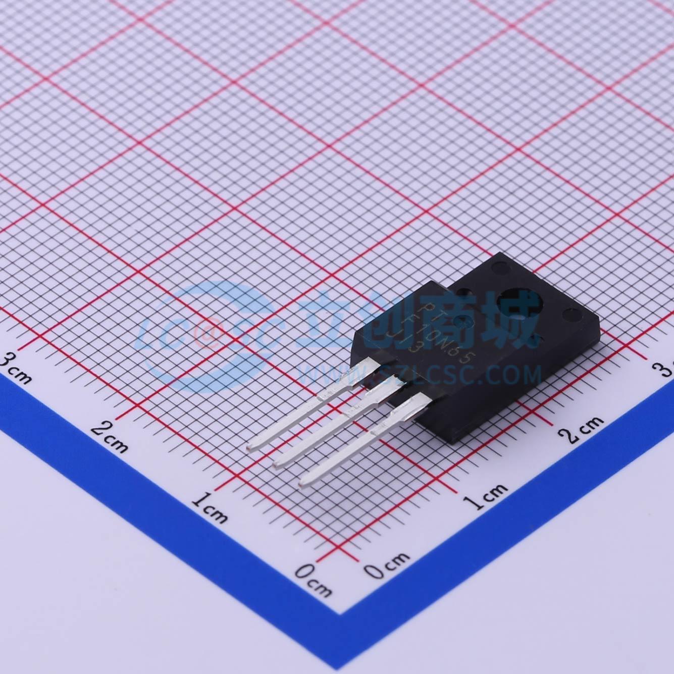 点击查看大图 PTF10N65实物图