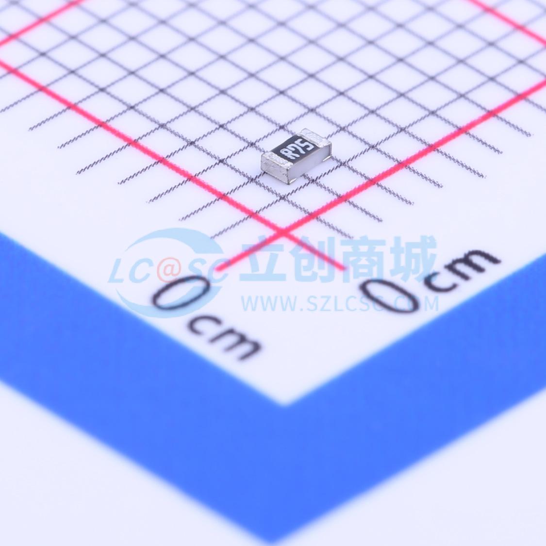 点击查看大图 CR0603FR750P05Z实物图