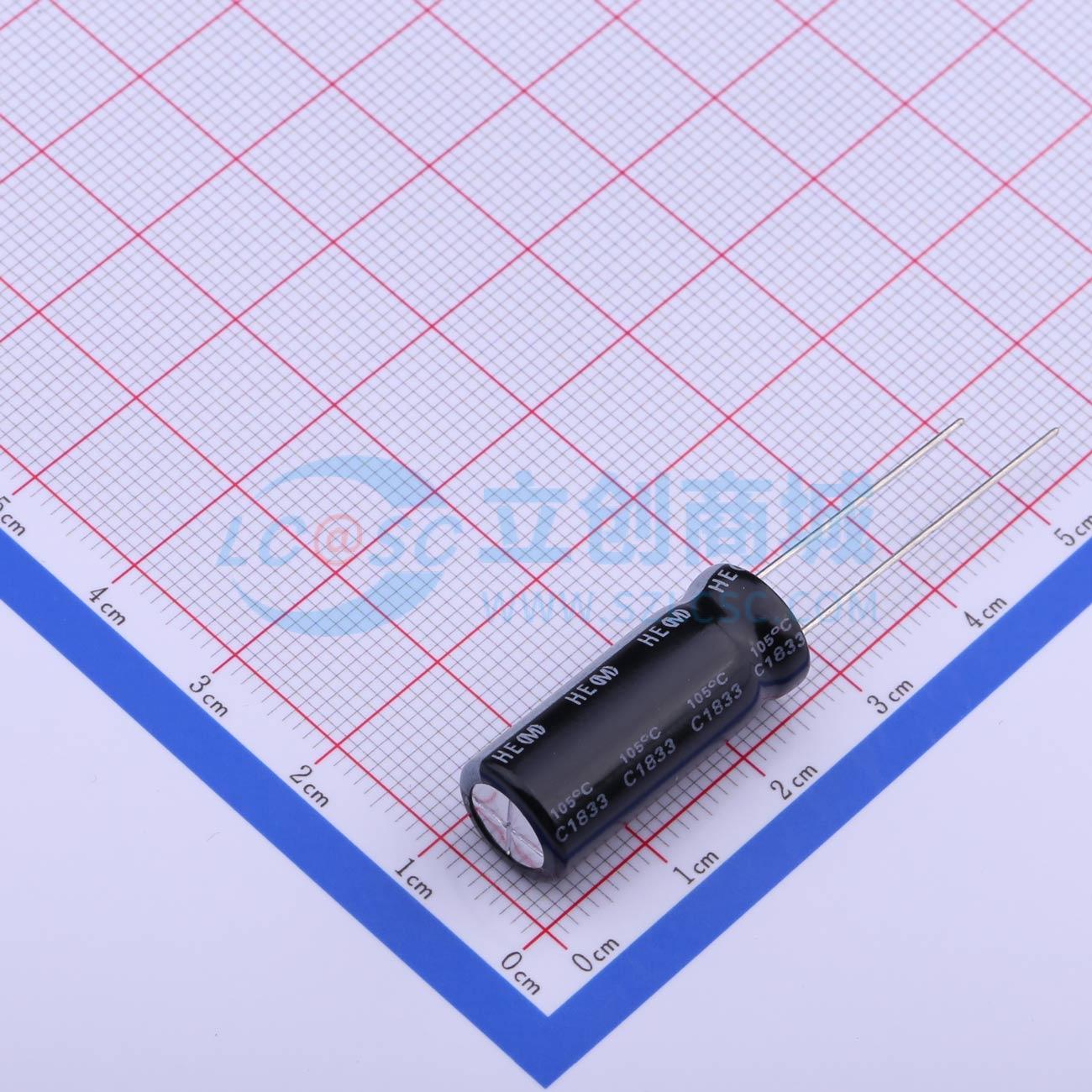 点击查看大图 UHE2A101MPD实物图