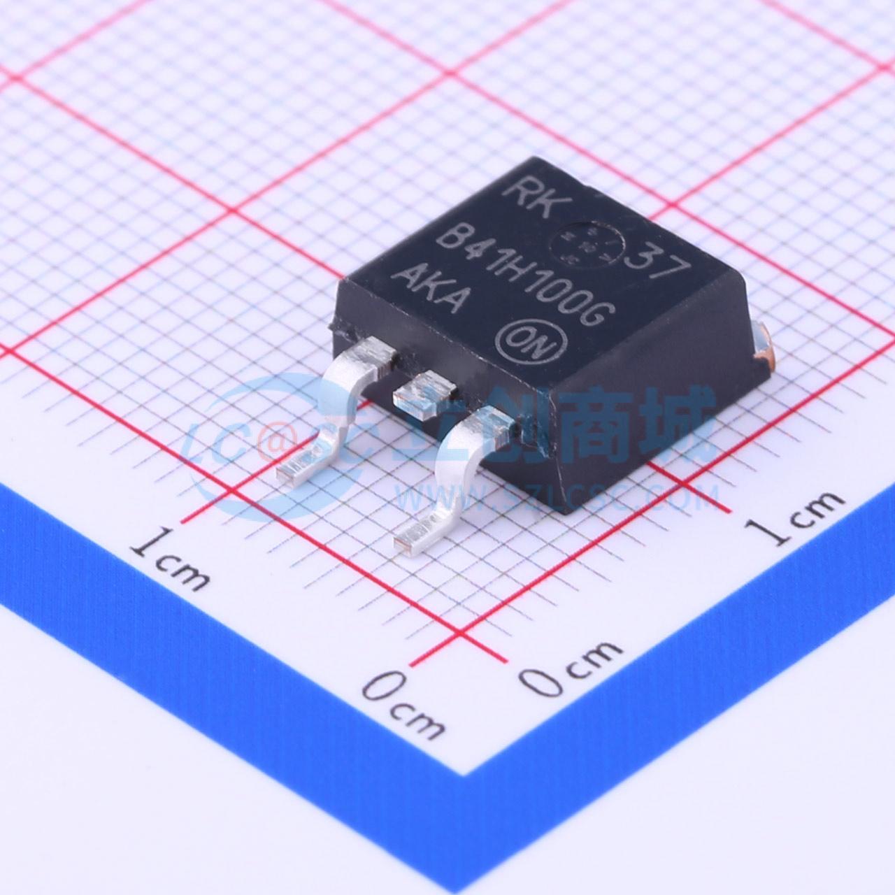 点击查看大图 MBRB41H100CTT4G实物图