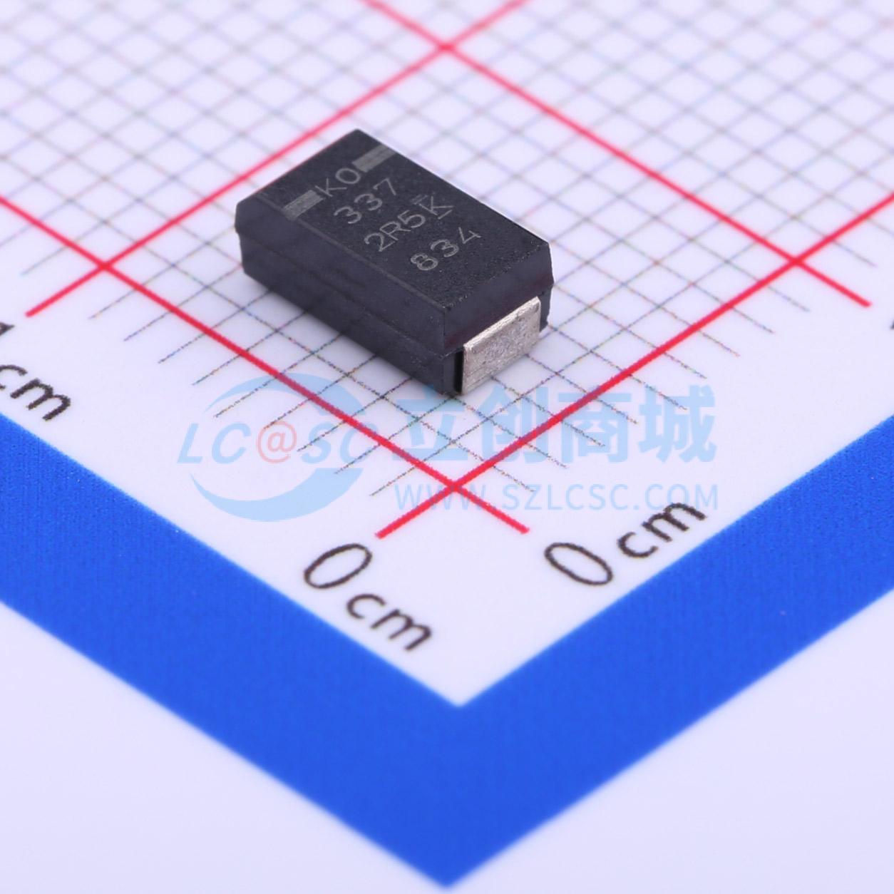 点击查看大图 T520C337M2R5ATE015实物图