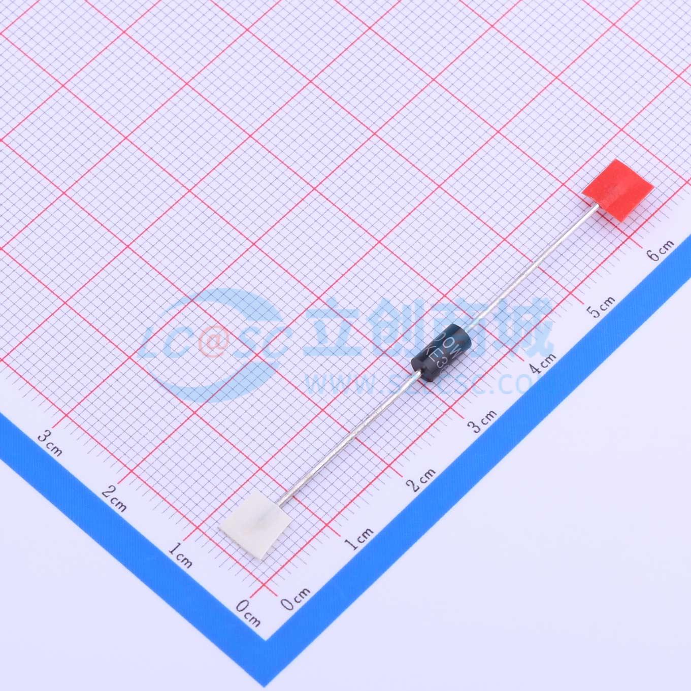 点击查看大图 P6KE36CA实物图