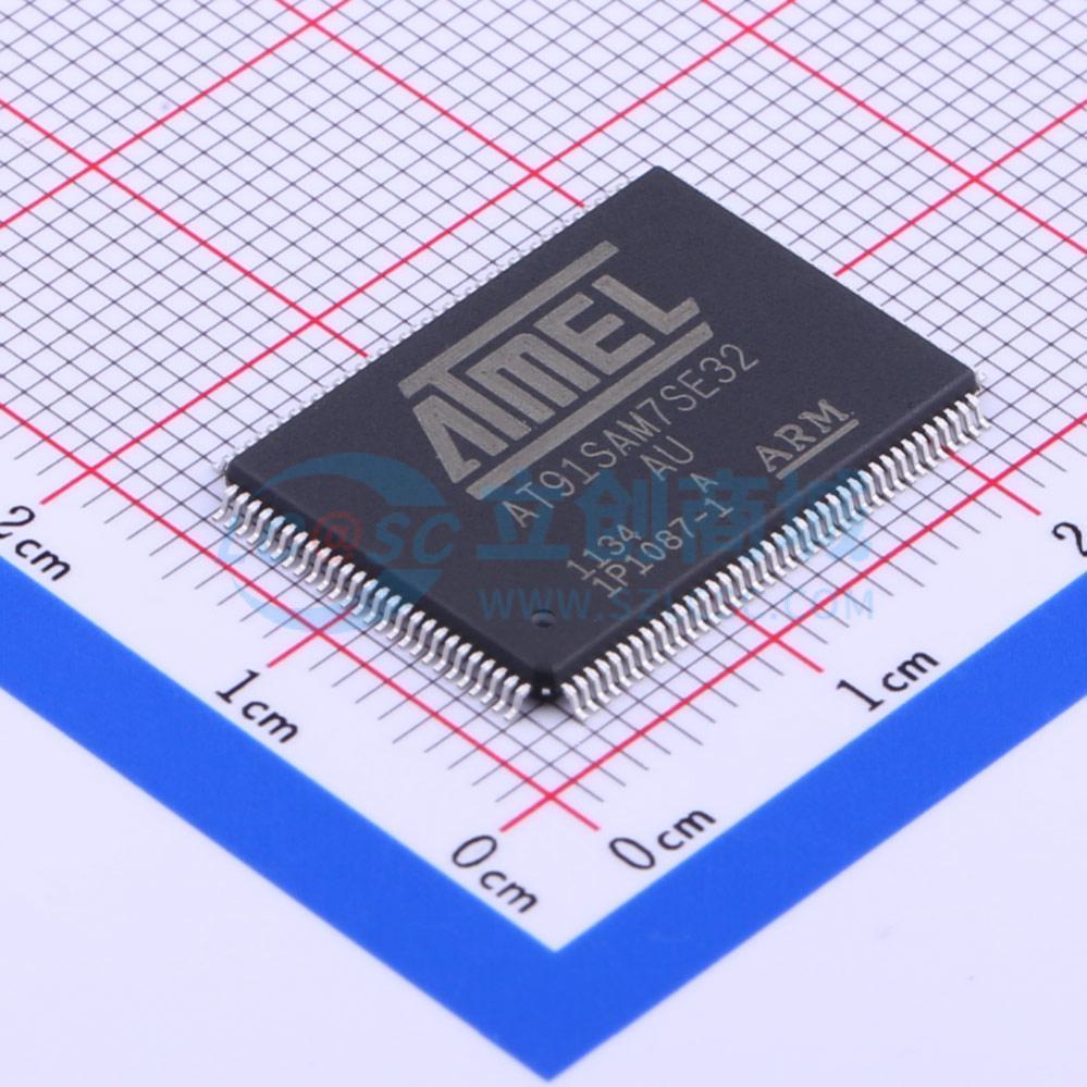 AT91SAM7SE32-AU实物图