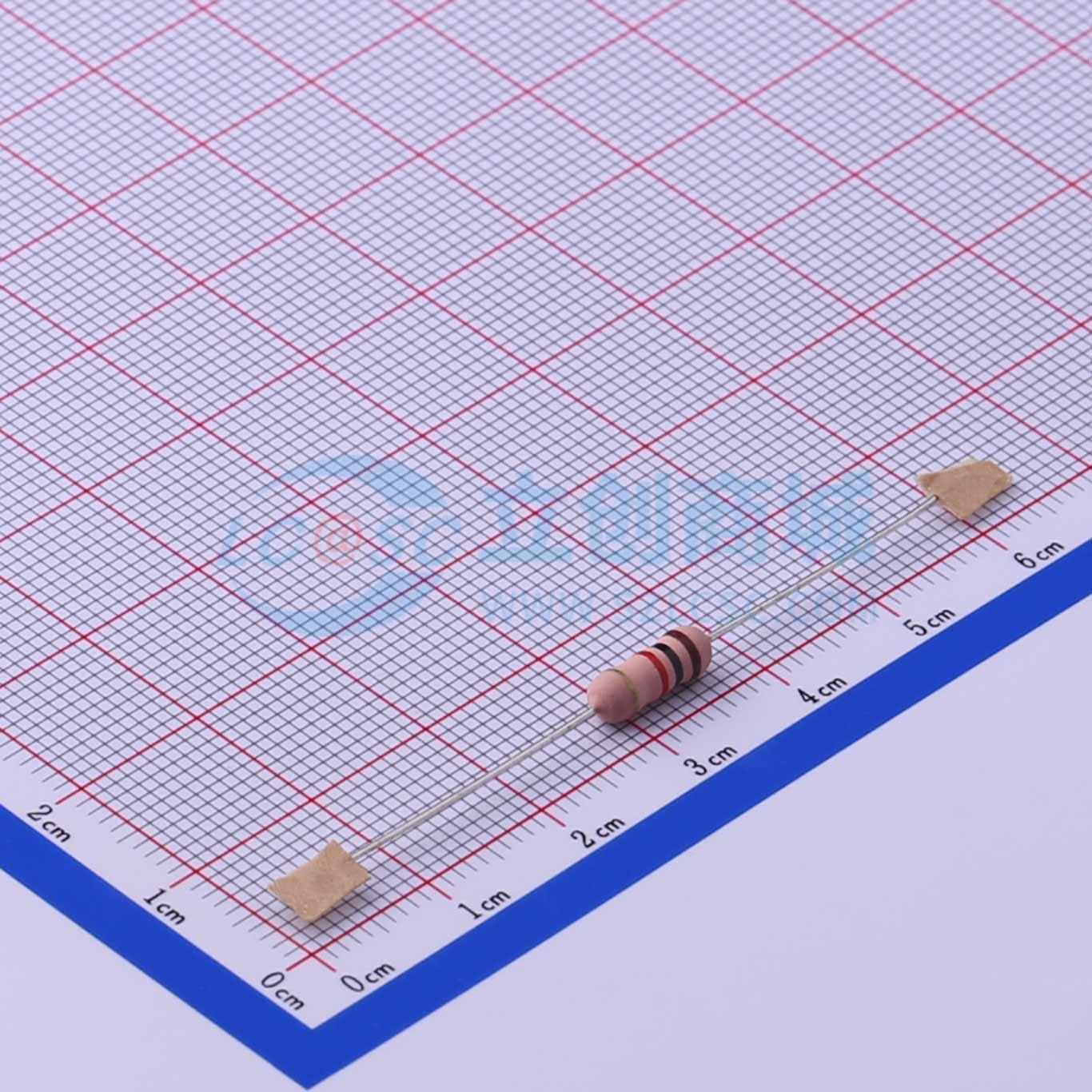 点击查看大图 MO1WS-1K±5%-2T52实物图