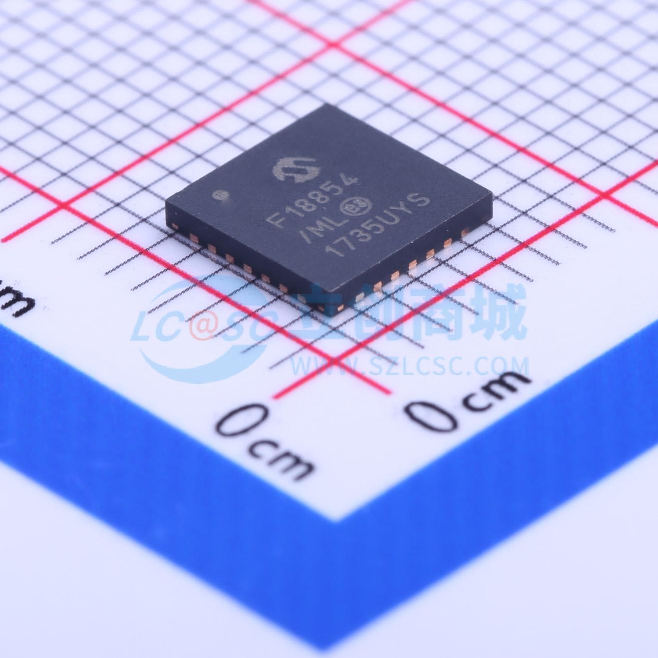 点击查看大图 PIC16F18854-E/ML实物图