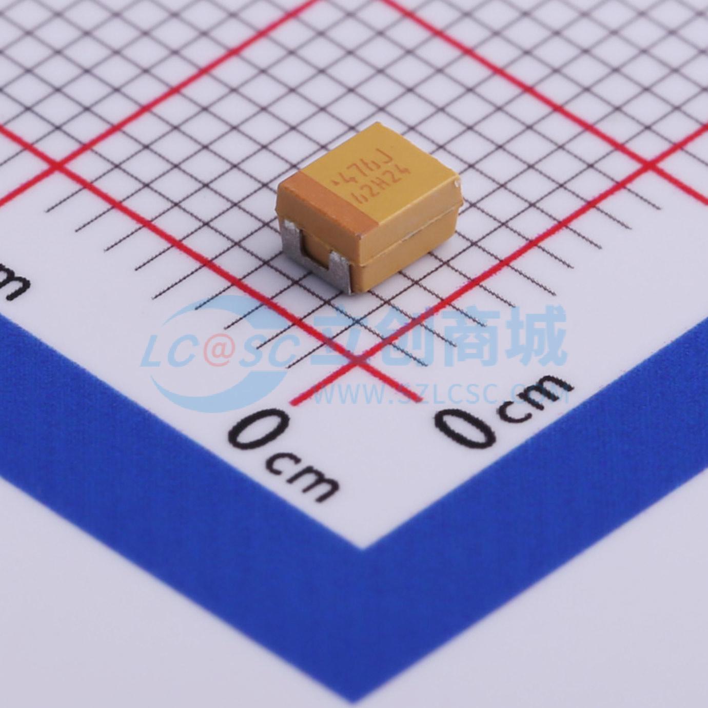 点击查看大图 TPSB476K006R0250实物图