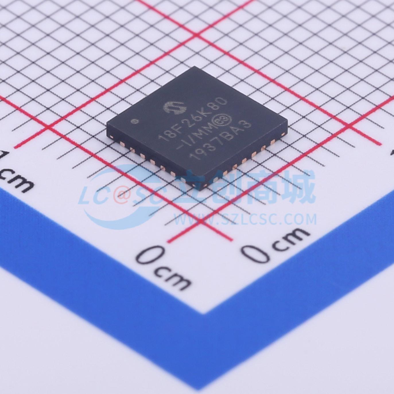PIC18F26K80T-I/MM实物图