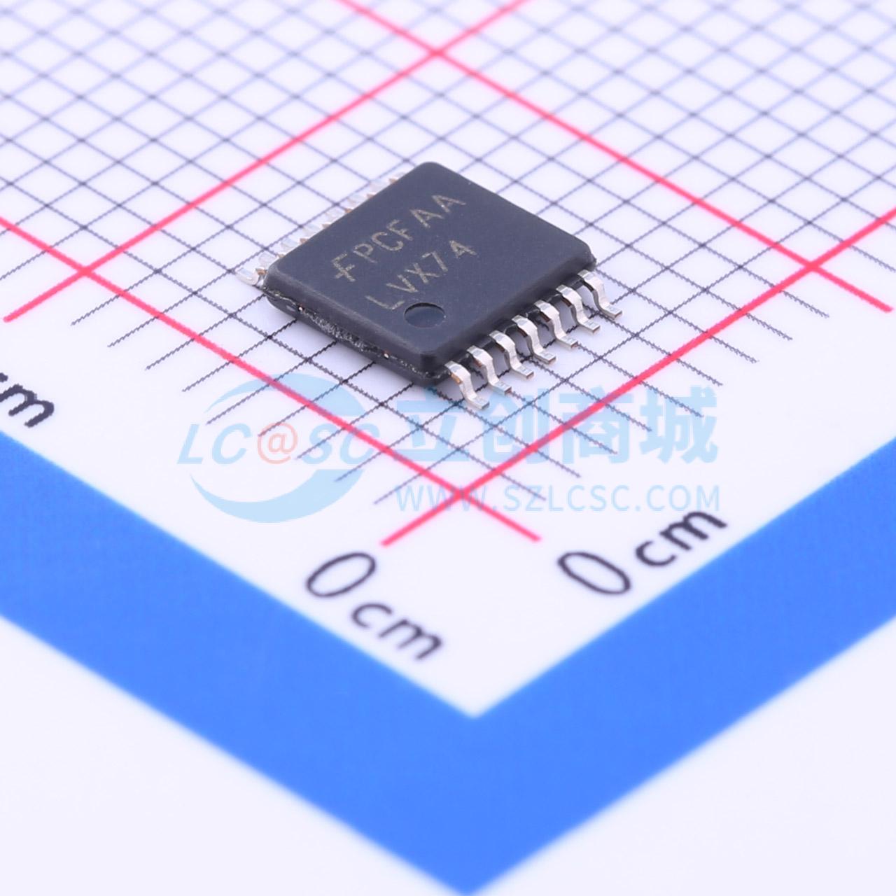 点击查看大图 74LVX74MTCX实物图