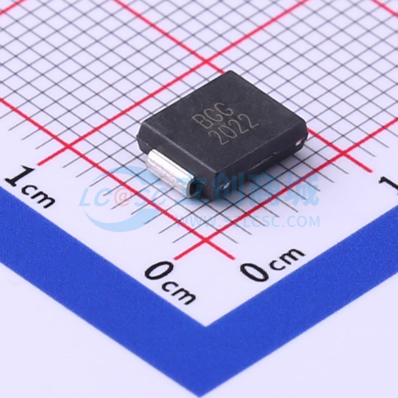 点击查看大图 SMCJ58CA实物图