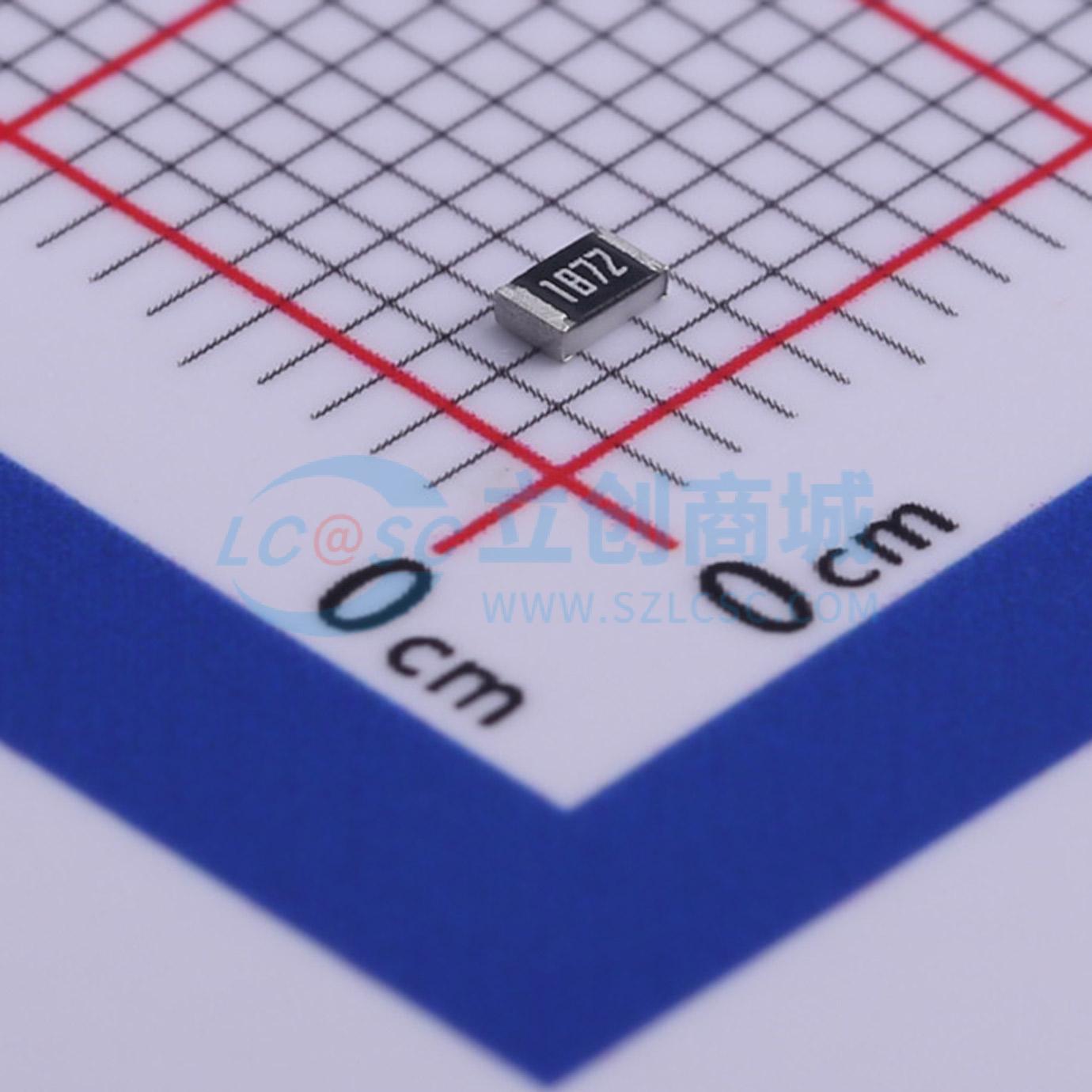 点击查看大图 RC0805FR-0718K7L实物图