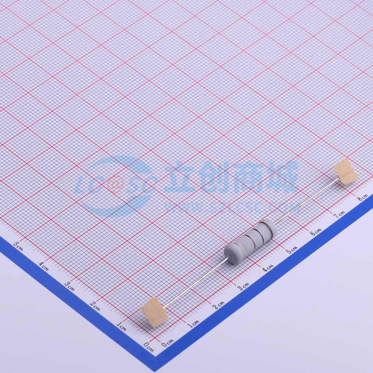 点击查看大图 MO3W-100Ω±5%-QT73实物图