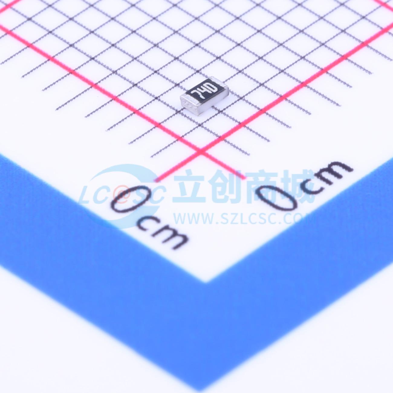 点击查看大图 RC0603FR-07576KL实物图