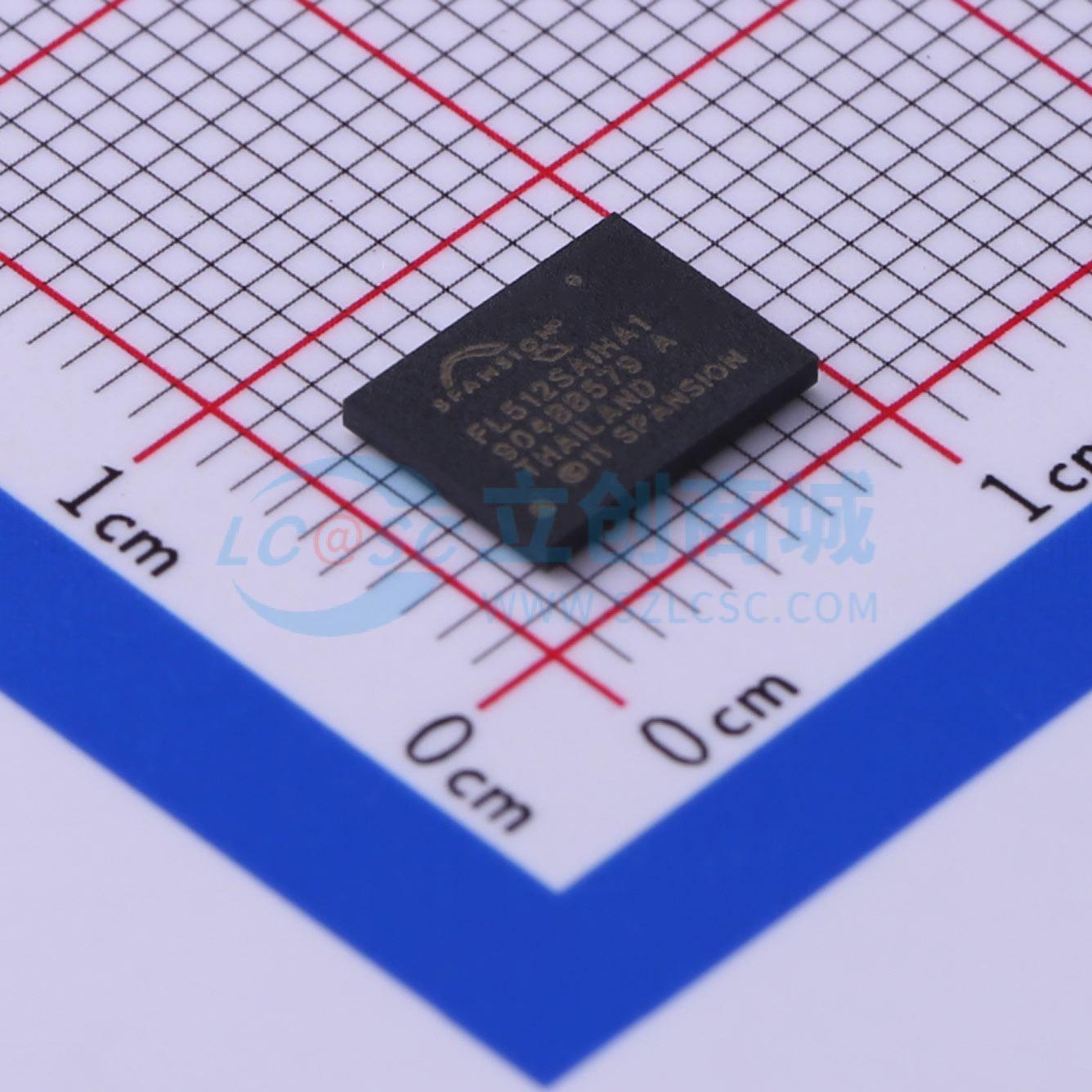 点击查看大图 S25FL512SAGBHIA10实物图