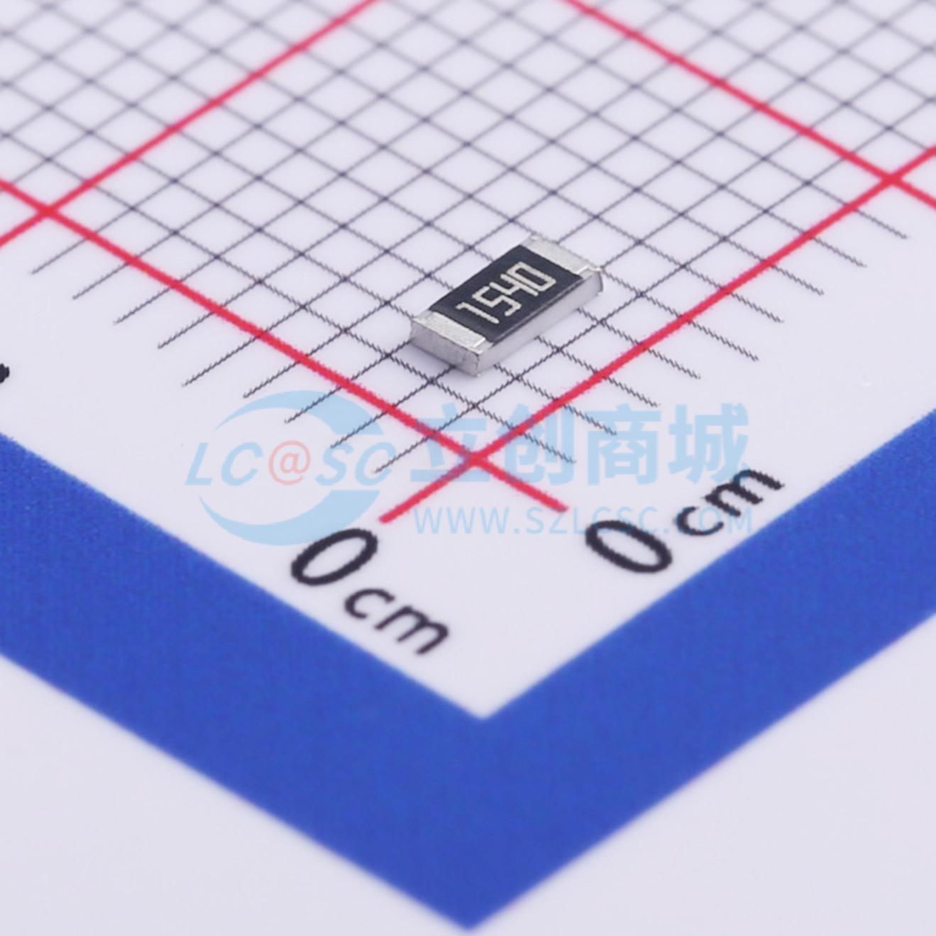 点击查看大图 RC1206FR-07154RL实物图