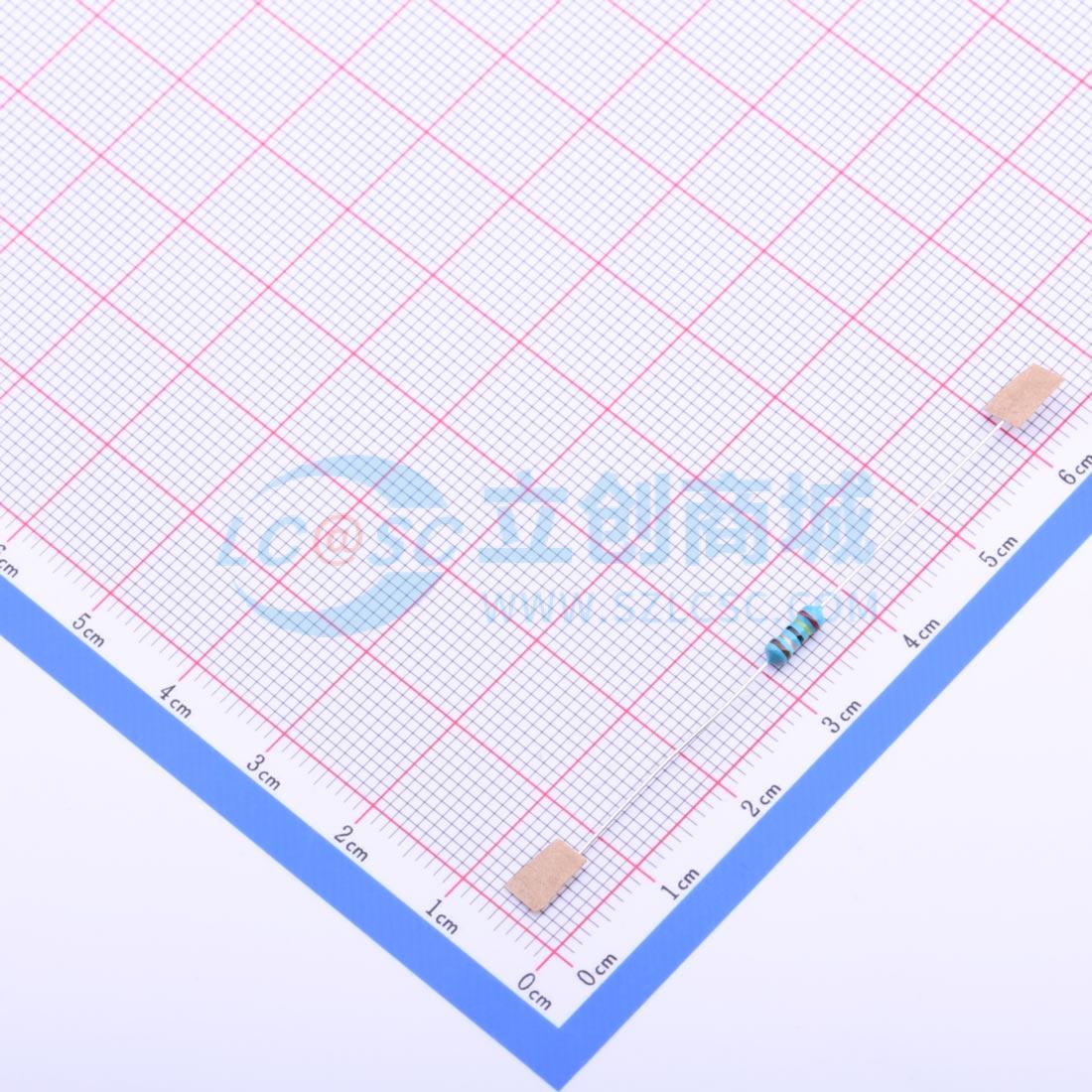 点击查看大图 MF1/2WS-24Ω±1%T实物图