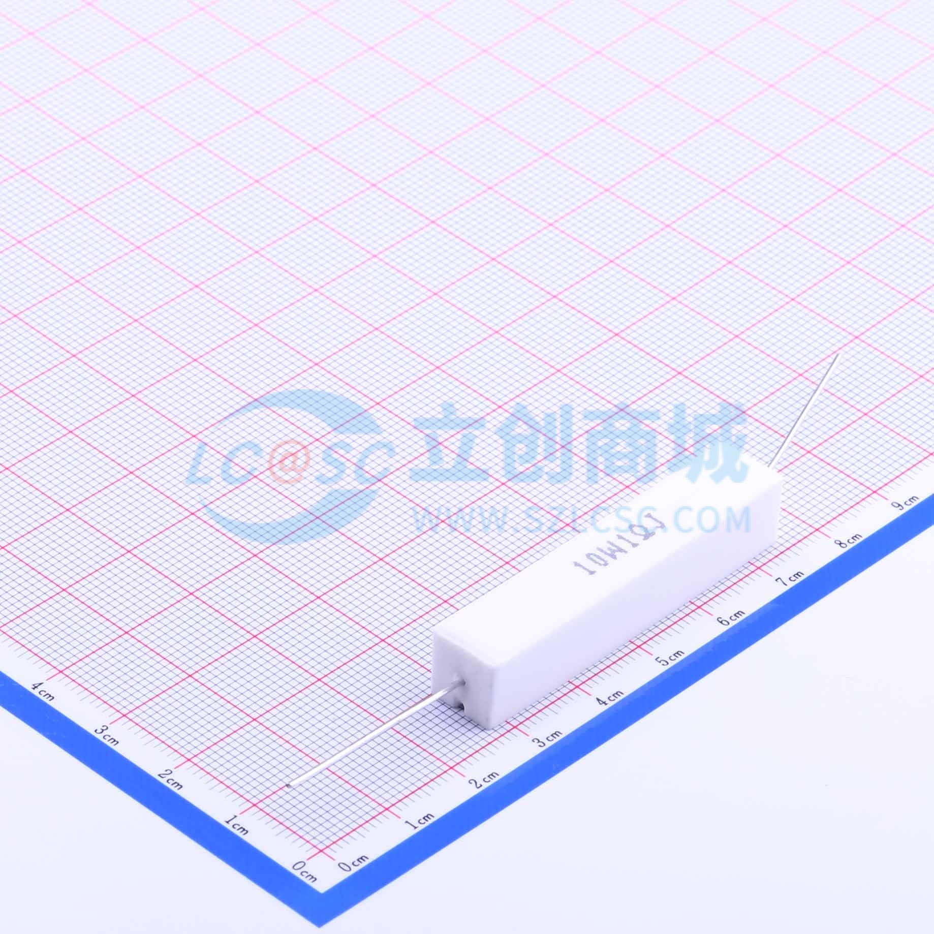 点击查看大图 CR-L10W1Ω 5% P实物图