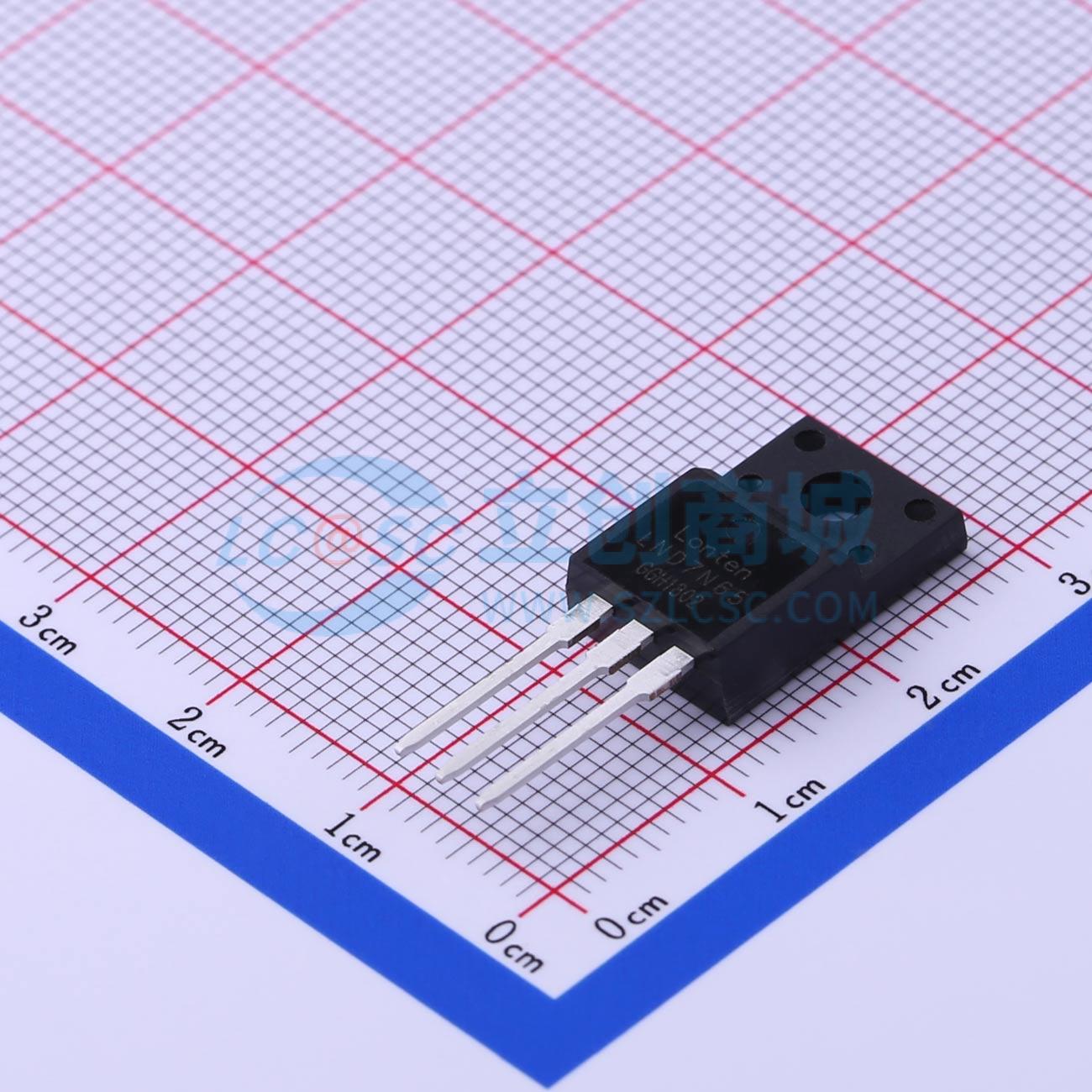 点击查看大图 LND7N65实物图