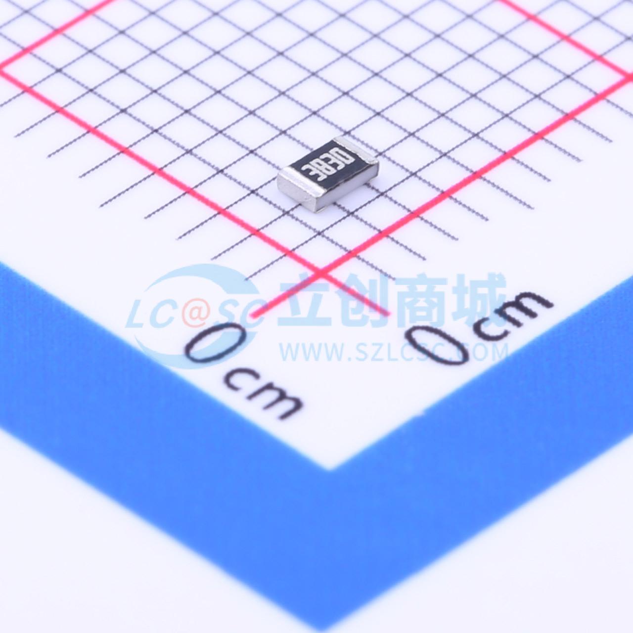点击查看大图 RC0805FR-07383RL实物图