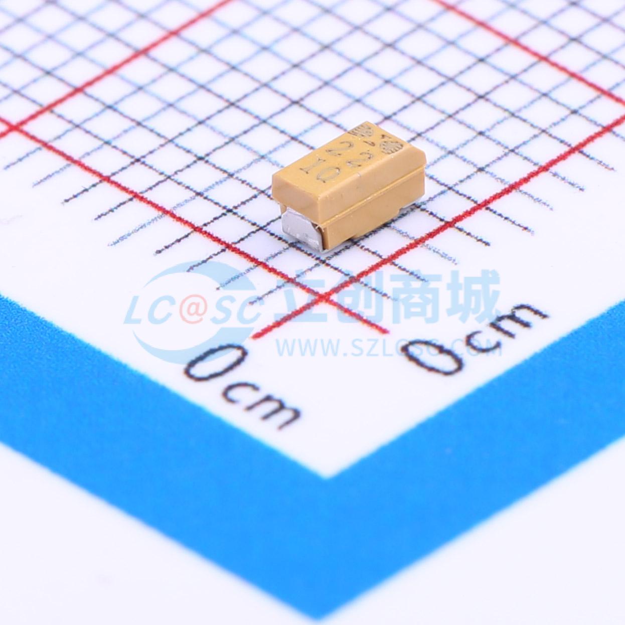 点击查看大图 CA45B-A-10V-22uF-K实物图