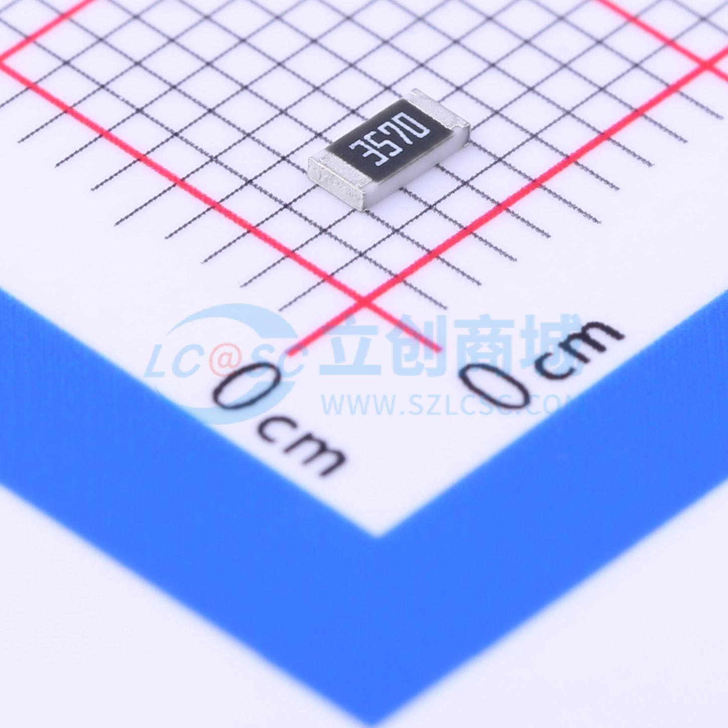 点击查看大图 CR1206F357RP05Z实物图