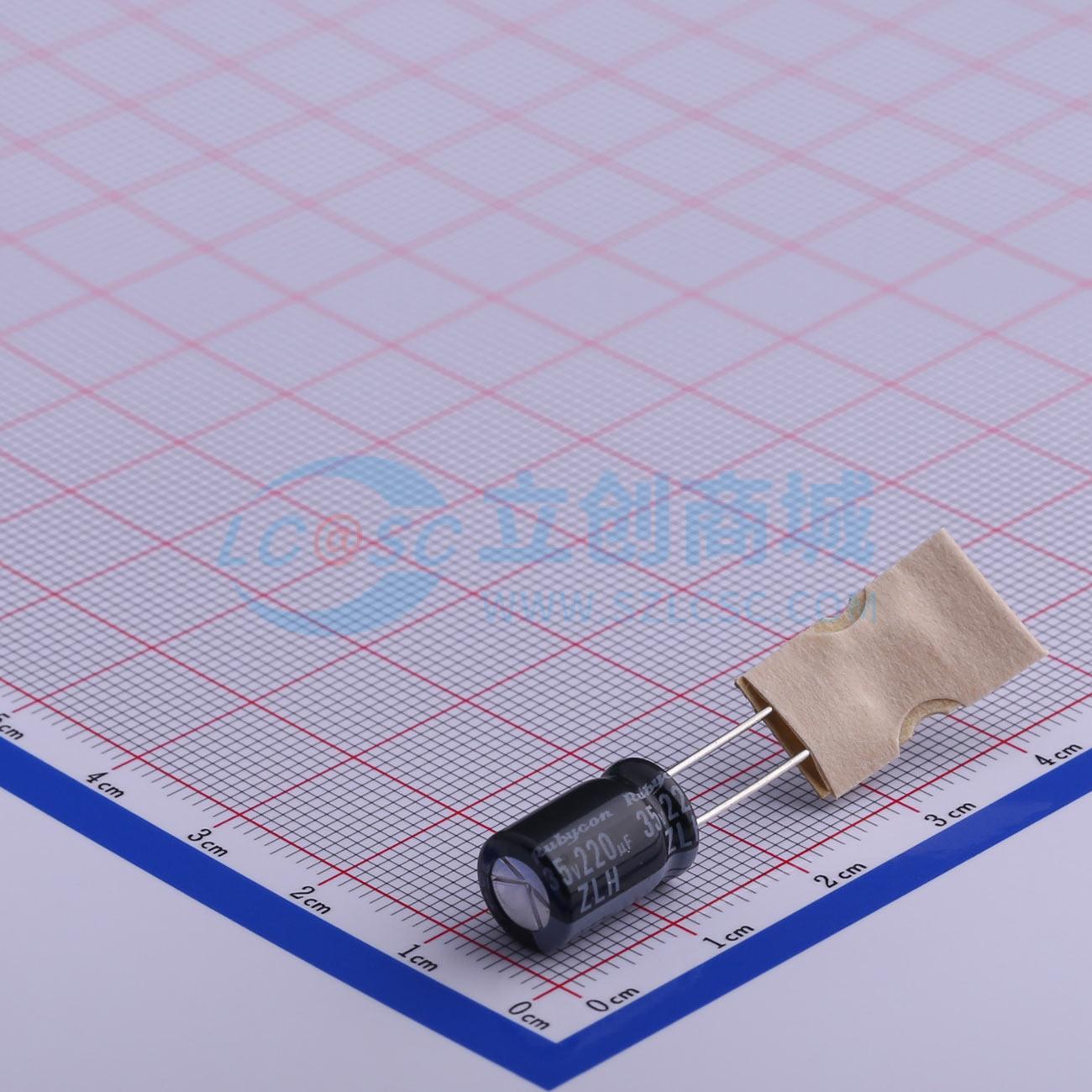 点击查看大图 35ZLH220MEFCT78X11.5实物图