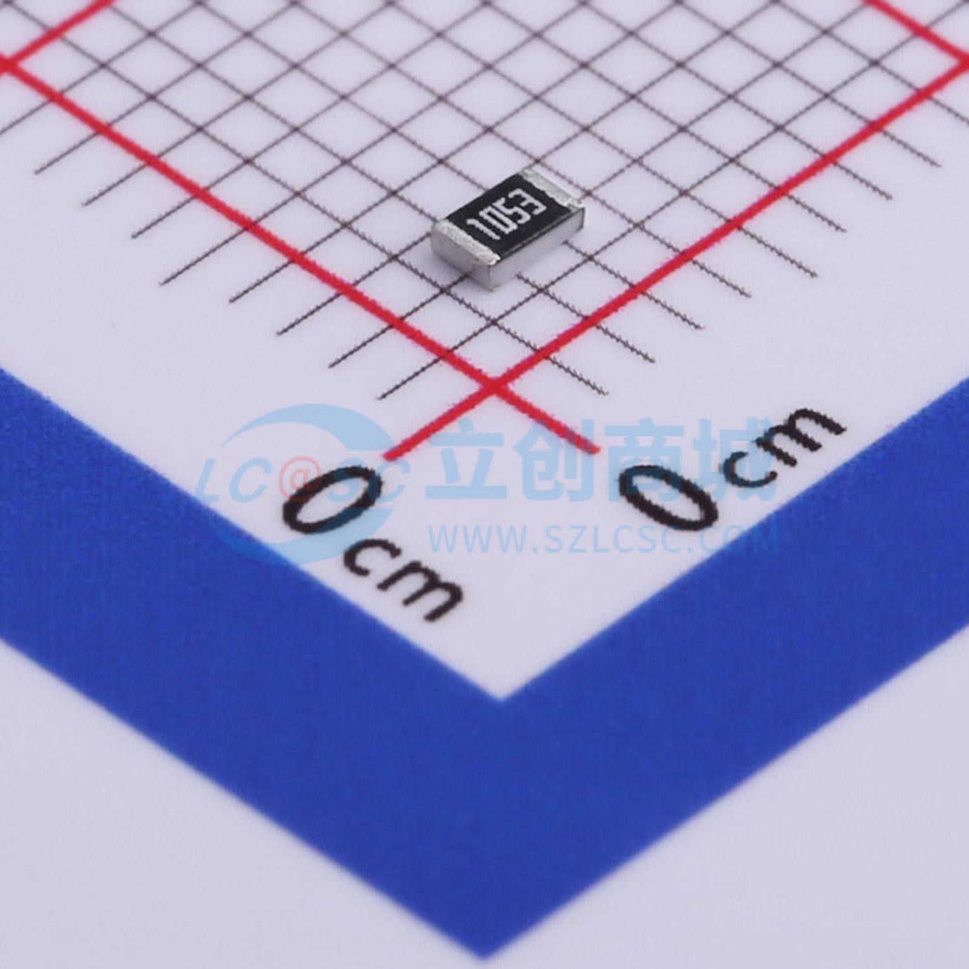 点击查看大图 RC0805FR-07105KL实物图