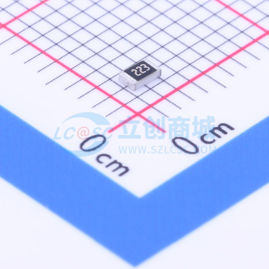 点击查看大图 CR0805J22K0P05Z实物图