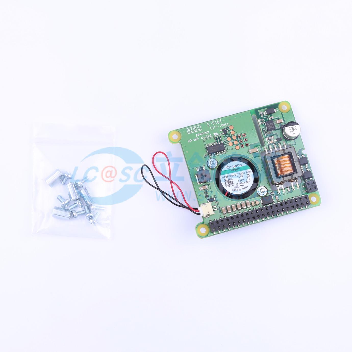 Raspberry Pi PoE board实物图