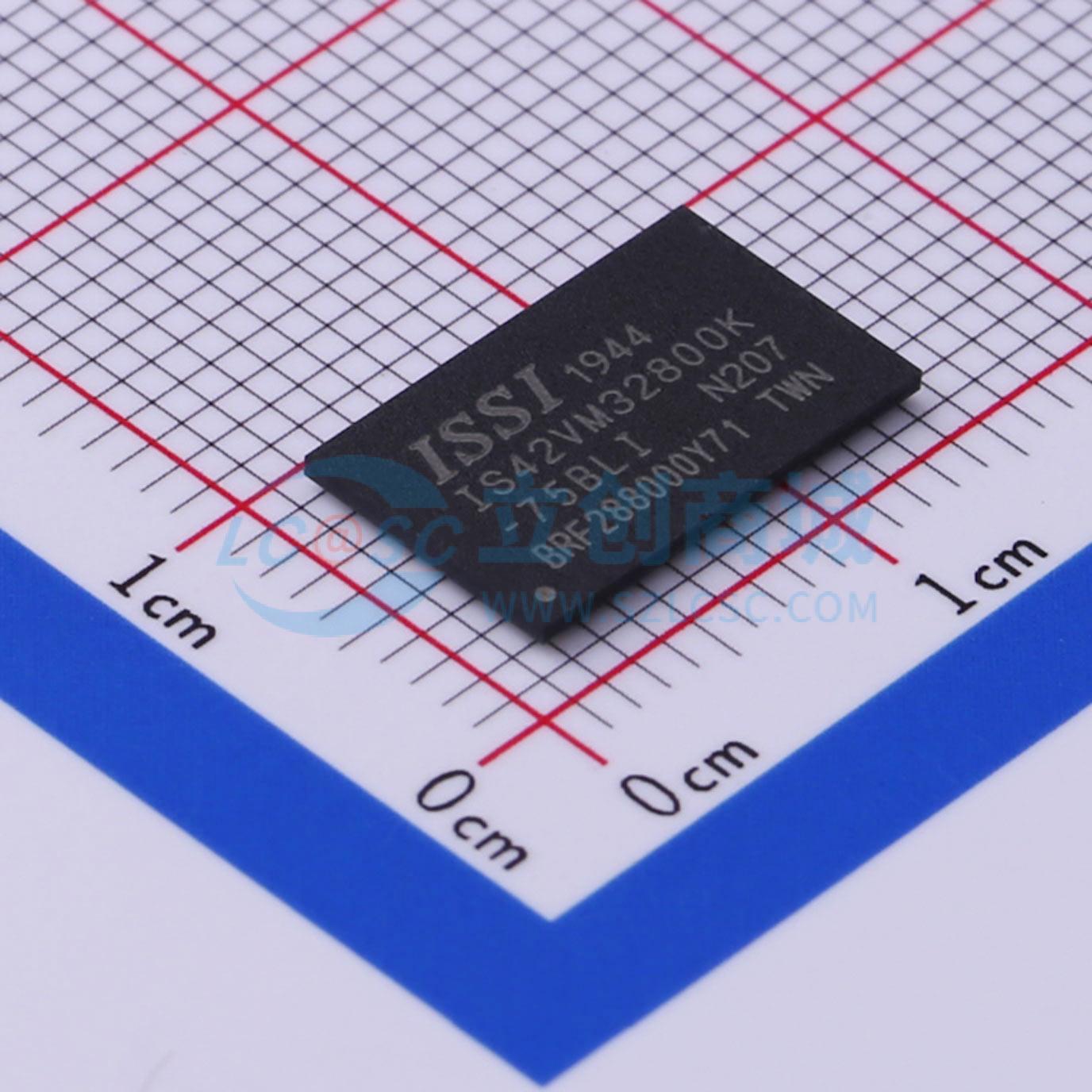 点击查看大图 IS42VM32800K-75BLI实物图