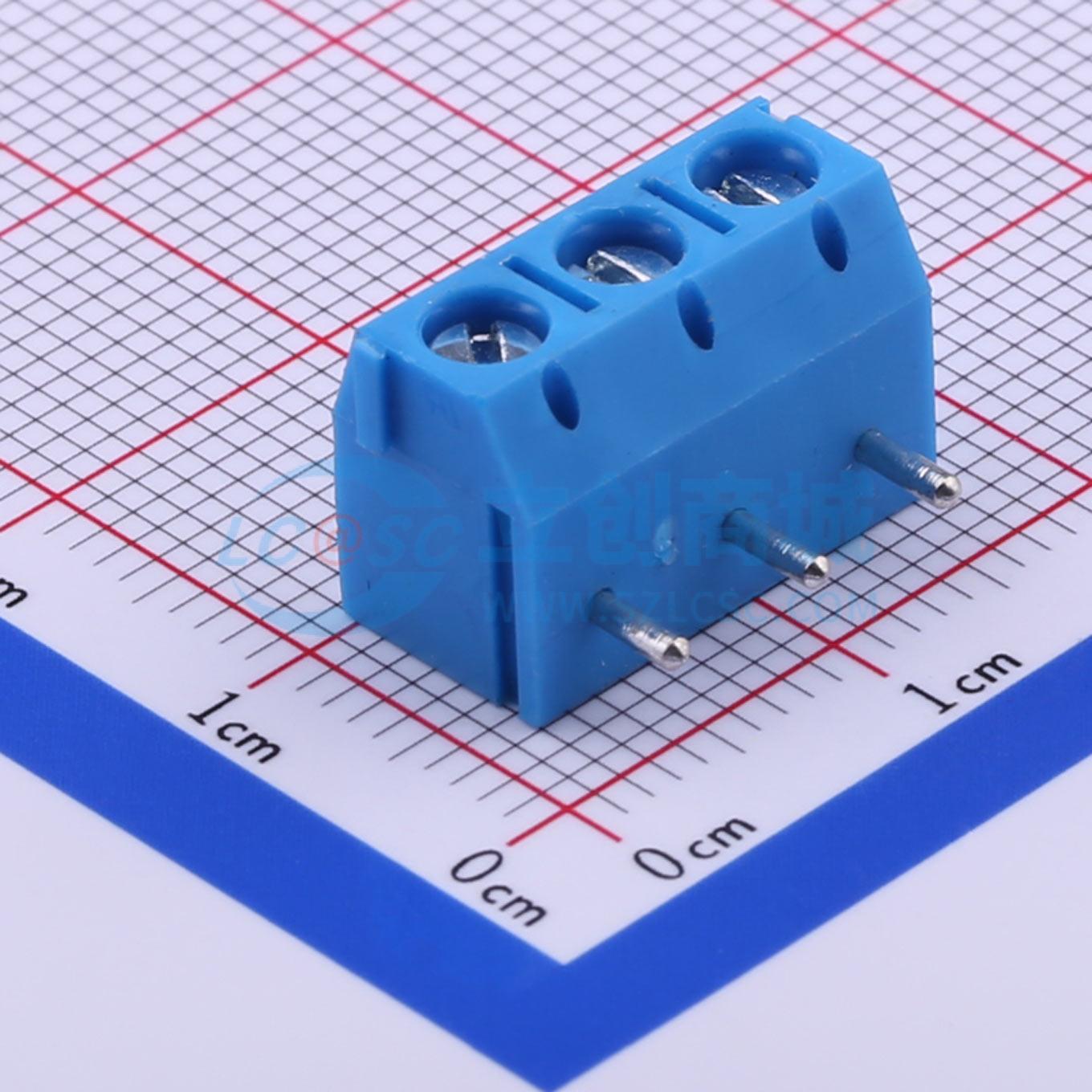 点击查看大图 DB301R-5.0-3P-BU-S实物图