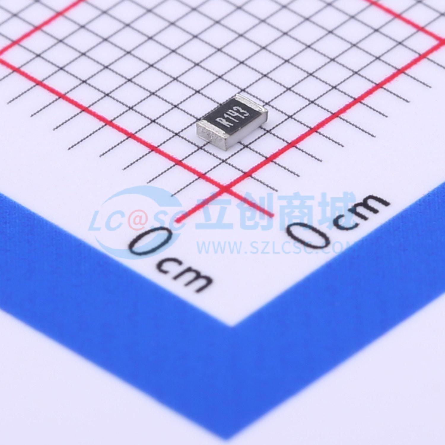点击查看大图 0805W8F143LT5E实物图