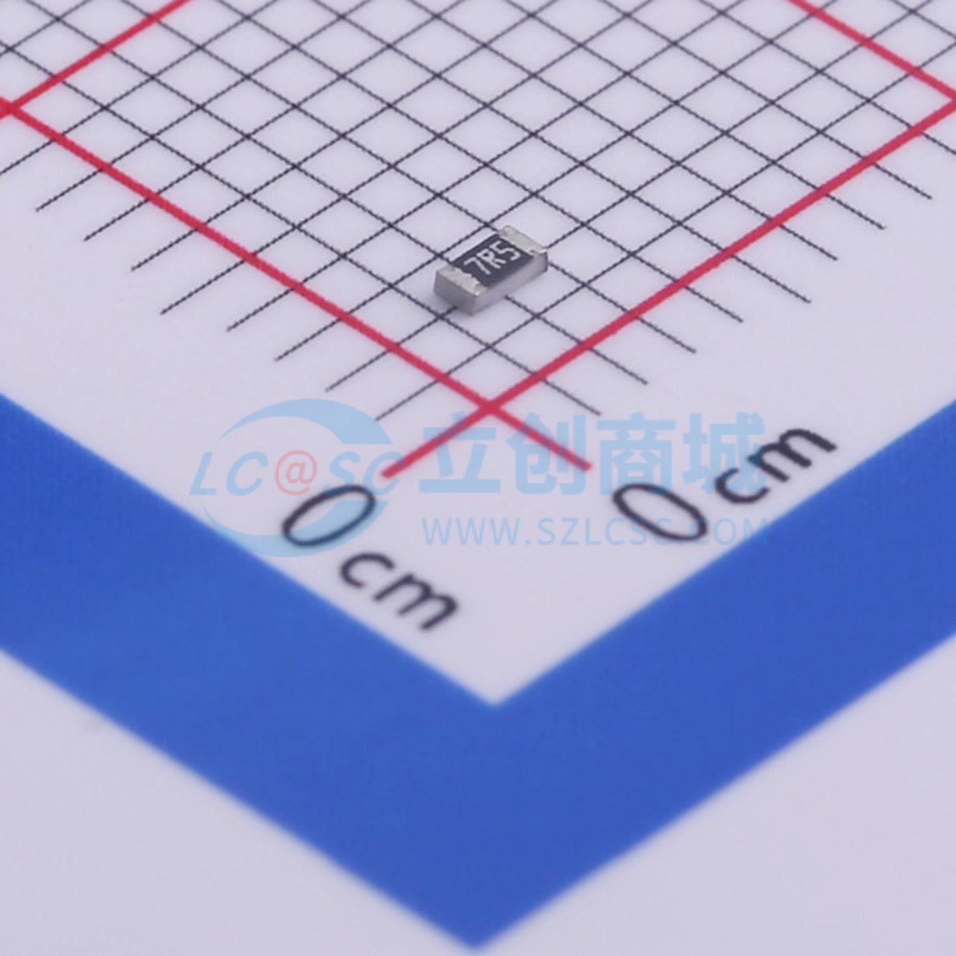 点击查看大图 CR-03JL7---7R5实物图