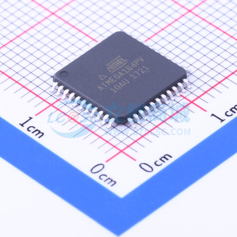 ATMEGA164PV-10AUR实物图