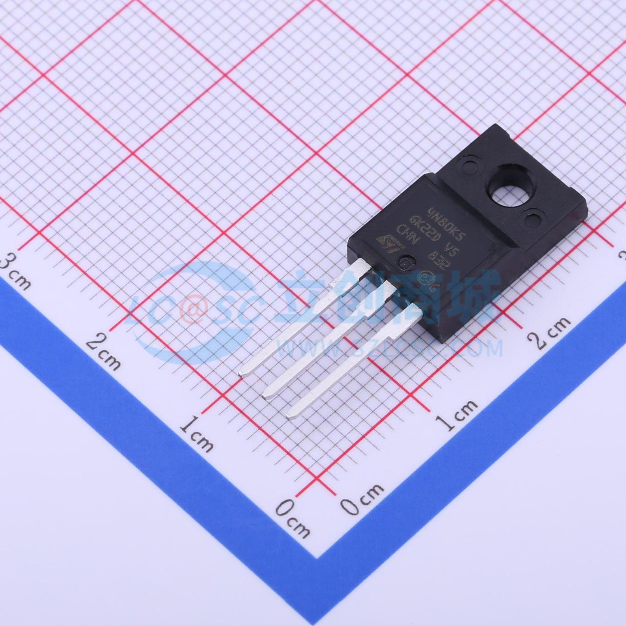 点击查看大图 STF4N80K5实物图