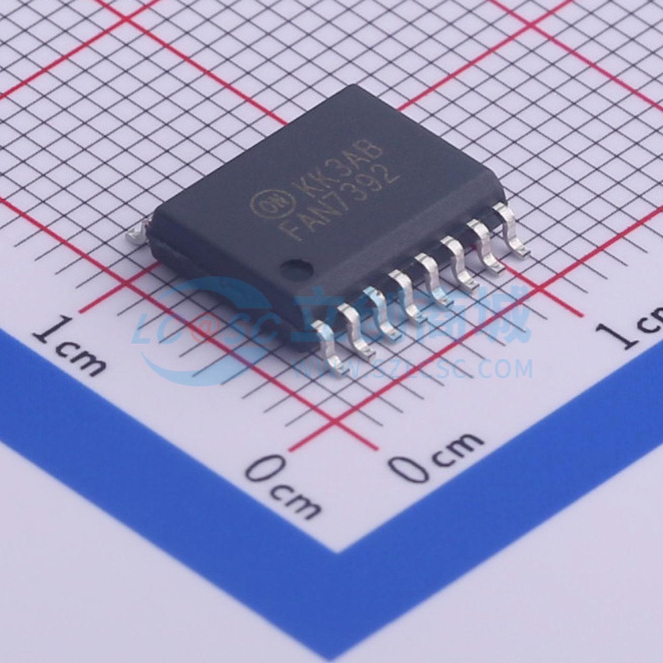 点击查看大图 FAN7392MX实物图