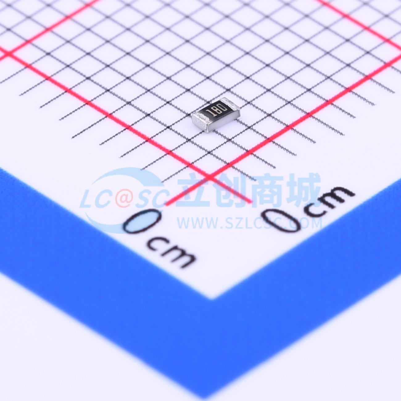 点击查看大图 MCR03EZPJ180实物图