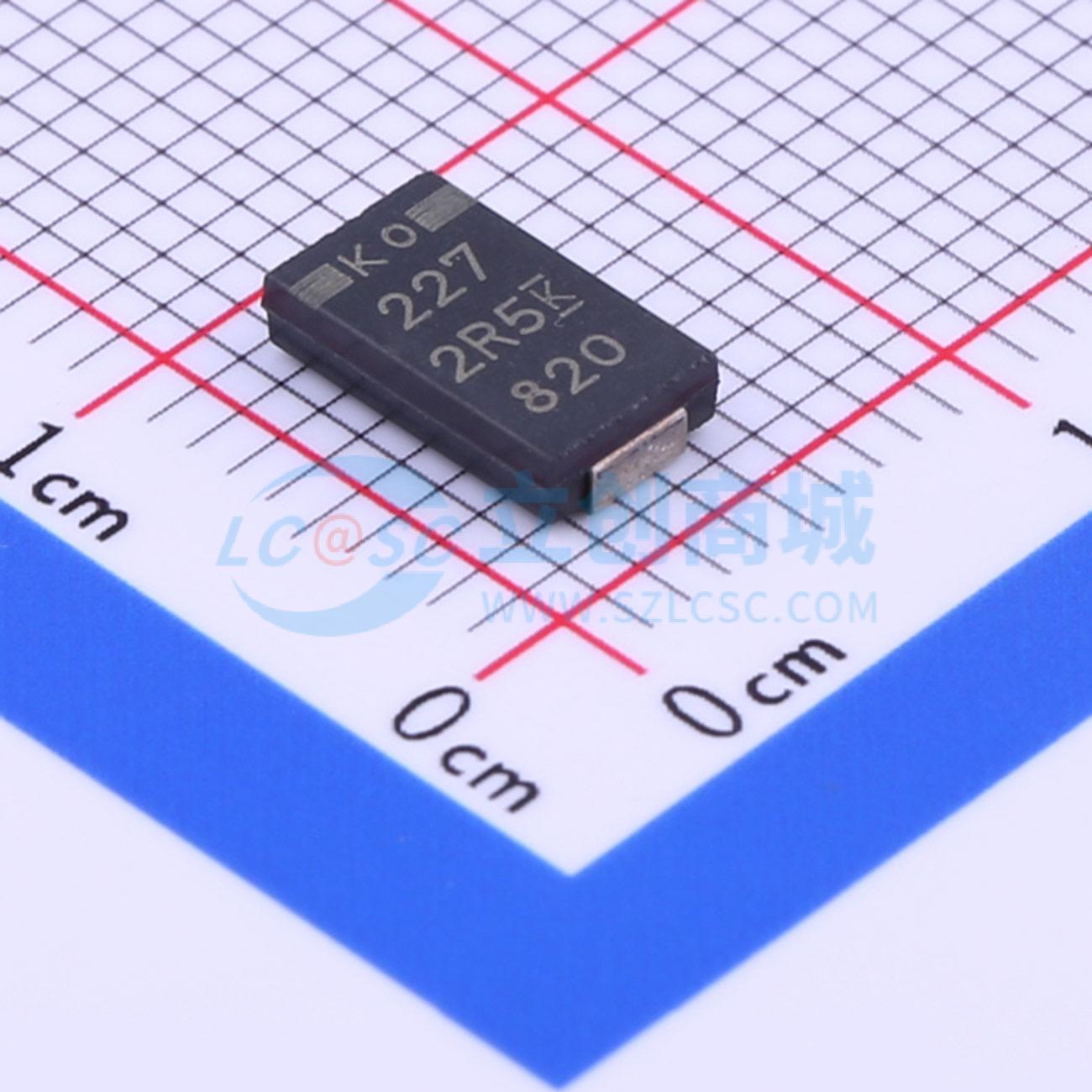 点击查看大图 T520V227M2R5ATE009实物图